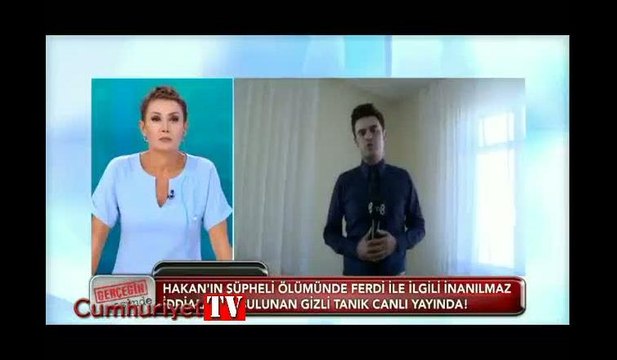 Muhabir canlı yayında gizli tanığı ifşa etti!