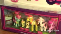 My Little Pony CAKE FAMILY Babysitting Fun Mini Figures Collection! Review by Bins Toy
