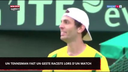 Un tennisman fait un geste raciste lors d'un match de Coupe Davis (vidéo)