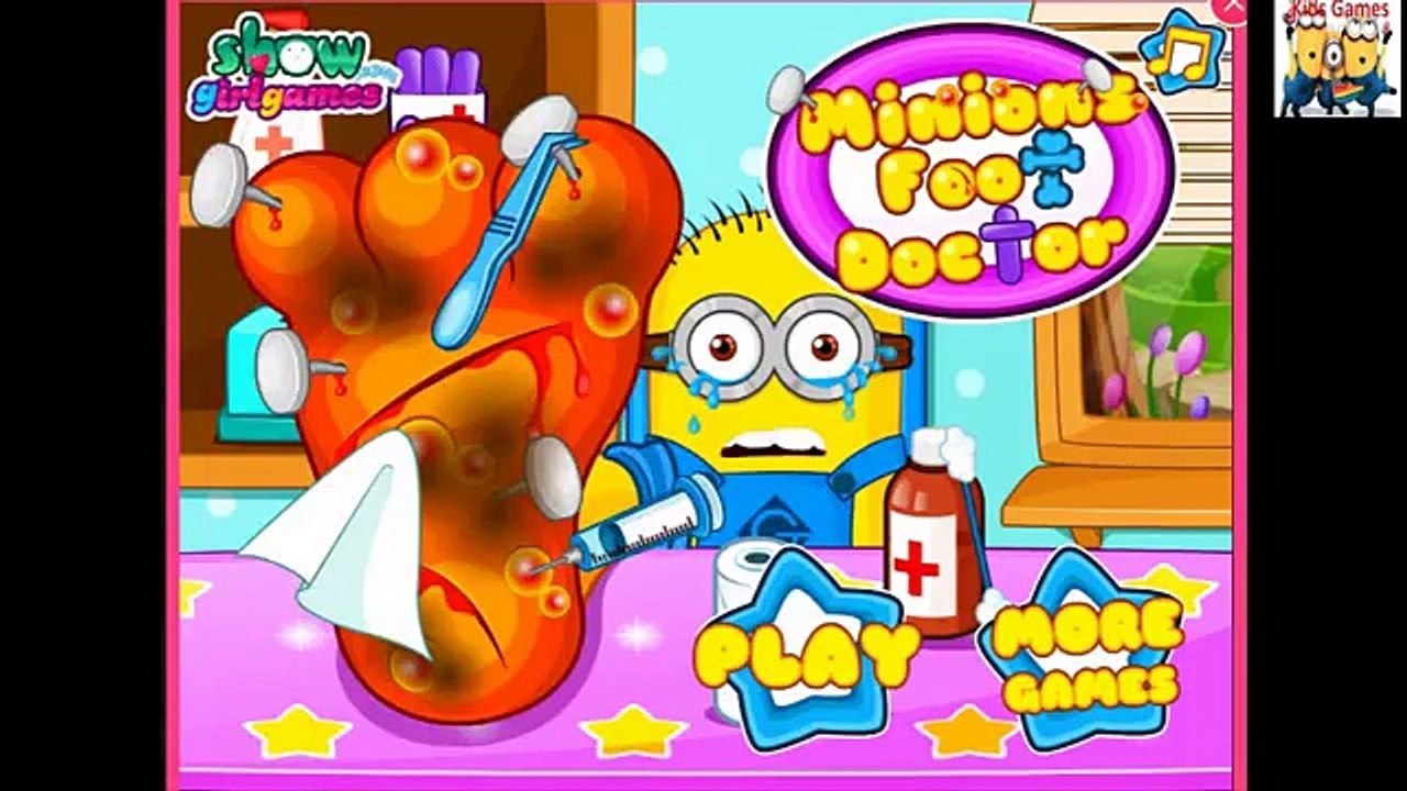 Play Minion Games Online Kids Games Minions Foot Doctor Game