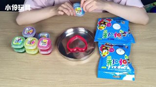 【小伶玩具】 自製水晶果凍粘土七彩愛心DIY 粉紅豬小妹