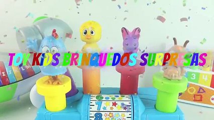 GALINHA PINTADINHA BRINQUEDO BALL POUNDING LOTTIE DOTTIE CHICKEN TOY KIDS LEARNING VIDEO