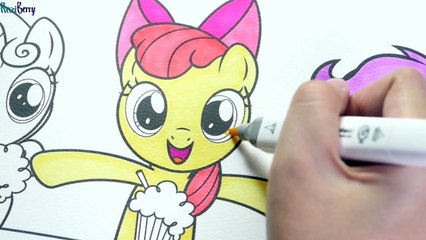 My little pony coloring book MLP coloring pages for kids cutie mark crusaders
