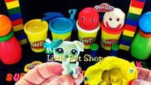 Play Doh Surprise Fun Eggs Plasticina Colorida Hello Kitty Smurfs little Disney magic toys Português