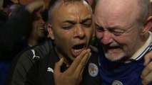 How Leicester City fans reacted after they won the Premier League title