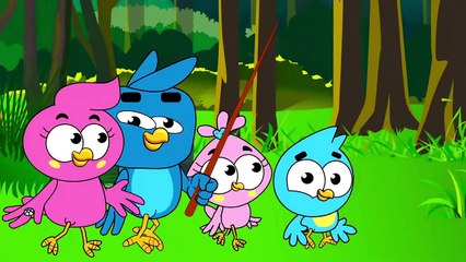 Birds Family Did Not go to the Toilet Full Episodes Cartoon Animation Nursery Rhymes