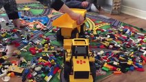 Cat Caterpillar Toys Play Doh Fun Dump Truck Bulldozer Steamroller Excavator Wheel Loader