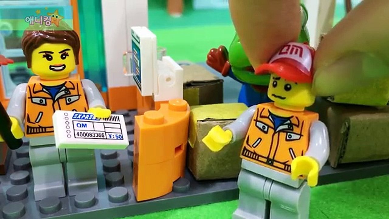 크롱의 사라진 택배를 찾아라!! 택배기사크롱_뽀로로 장난감 애니 상황극 pororo...