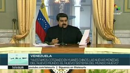 Download Video: Maduro: Ya estamos cotizando en yuanes chinos