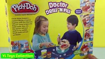 New PLAY DOH Doctor Drill N Fill Playset | Pretend Dentist Play Dough Toys! lots of Marshm
