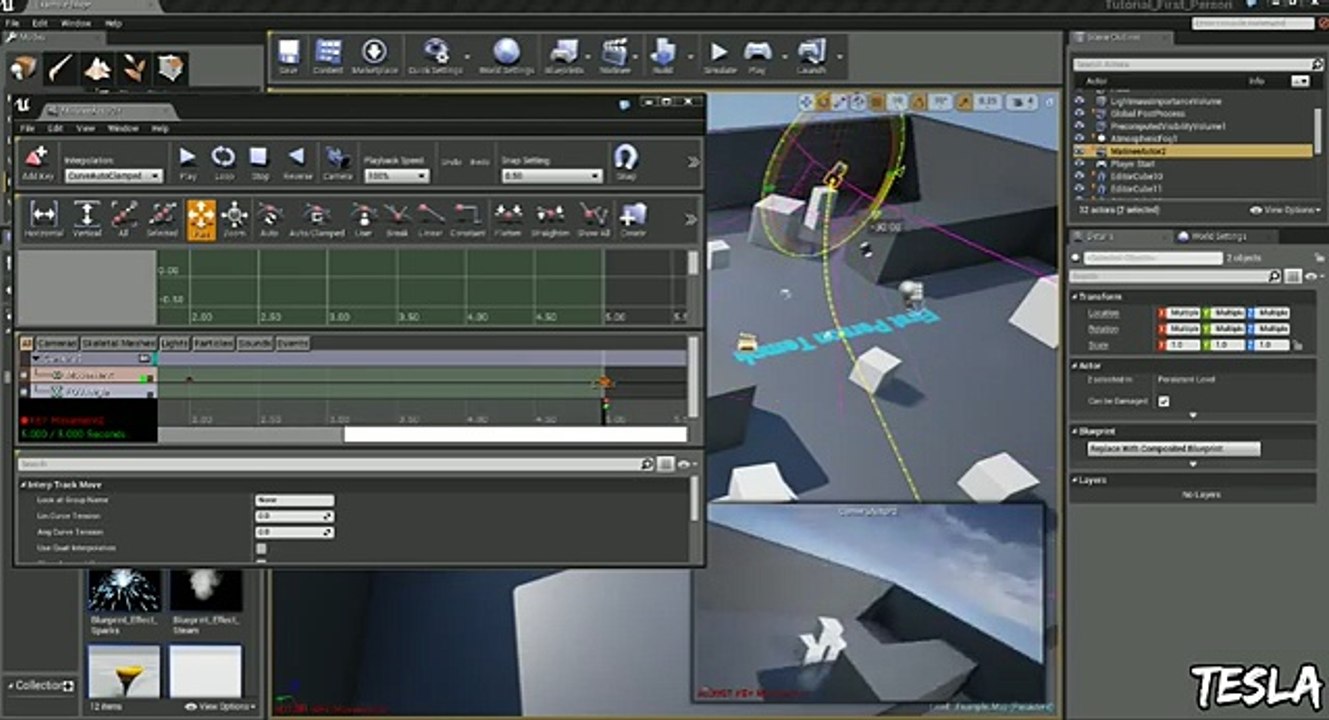 Unreal Engine 4 Tutorial - Create a Cutscene