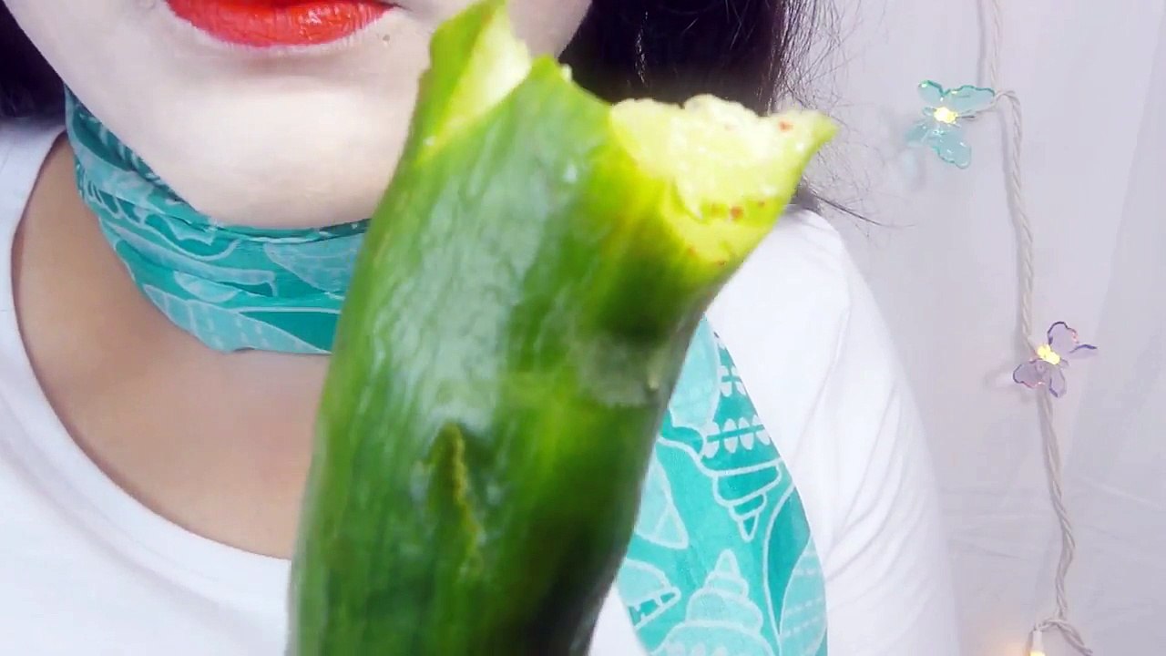 ASMR Eating Cucumber  
