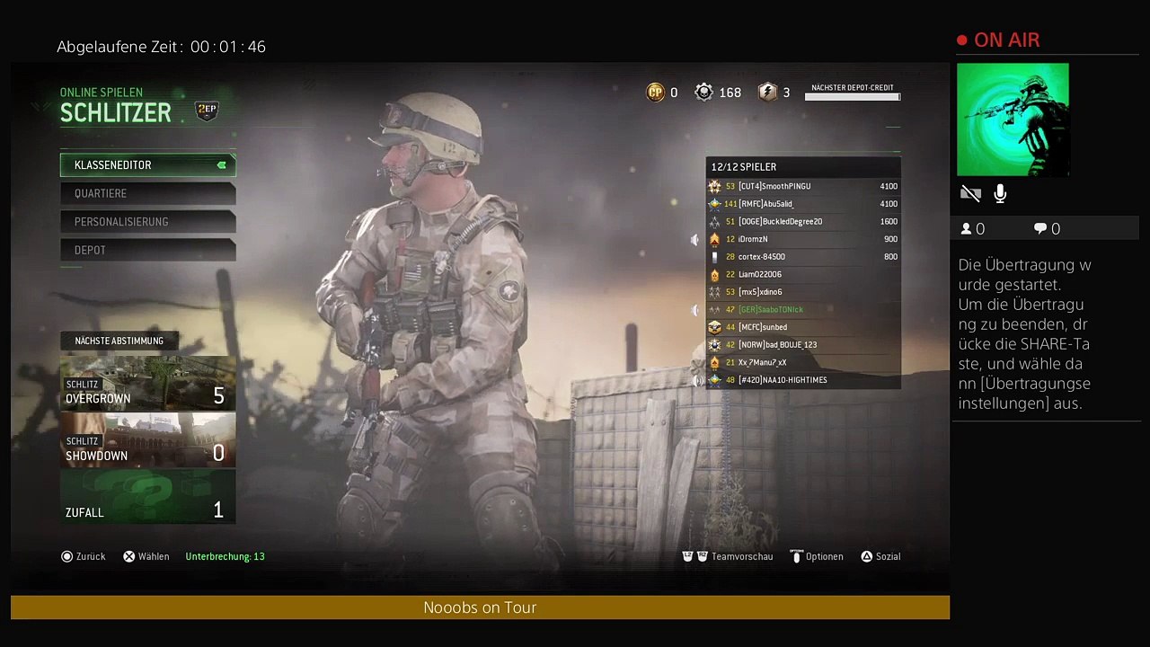 Ps4-live-Übertragung von saabotonick