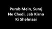 Dulhan Chali Haan Pahen Chali Song Lyrics Video Purab Aur Paschim Lyricssudh