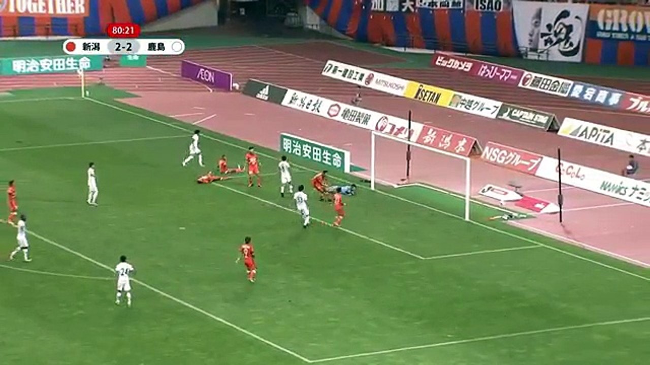 Niigata 2:3 Kashima ( Japanese J League. 16 September 2017)