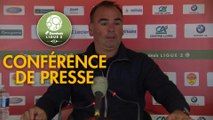 Conférence de presse US Orléans - Chamois Niortais (3-1) : Didier OLLE-NICOLLE (USO) - Denis RENAUD (CNFC) - 2017/2018