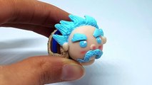 DIY Tsum Tsum Clash Royale Ice Wizard - Polymer clay tutorial