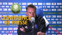 Conférence de presse FBBP 01 - Châteauroux (3-0) : Hervé DELLA MAGGIORE (BBP) - Jean-Luc VASSEUR (LBC) - 2017/2018