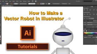 Learning Graphics Design /How to Make a Vector Robot in Adobe Illustrator