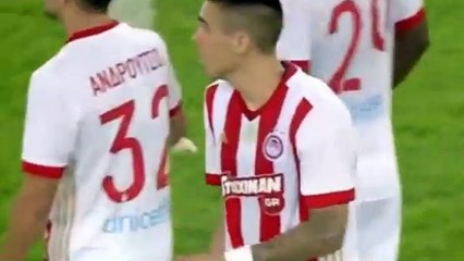 Uros Durdevic Penalty Goal HD - Olympiacos 1-1 Asteras Tripolis 16.09.2017