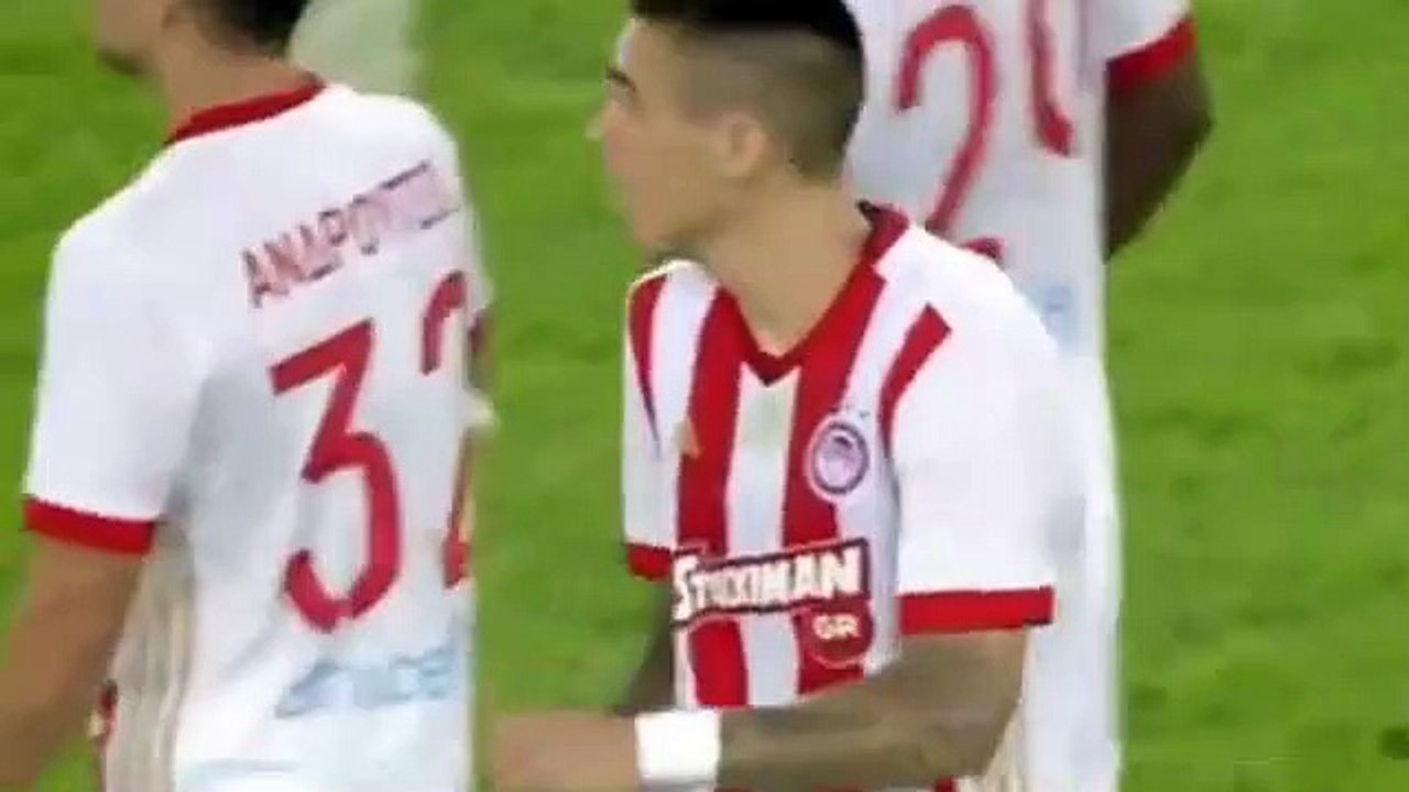 Uros Djurdjevic Penalty Goal HD - Olympiacos 1-1 Asteras Tripolis 16.09