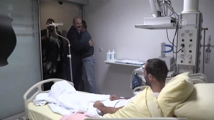 İçişleri Bakanı Soylu, Yaralı Polisi Ziyaret Etti