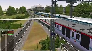 A / c reconnaît première locomotive avec Bangalore rajdhani de lInde exprime lp