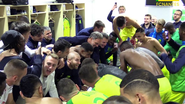 FCN-CAEN : la joie du vestiaire