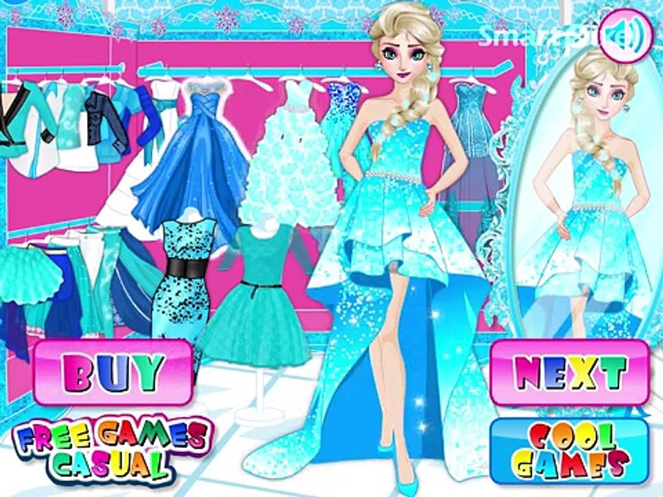 Disney Frozens Elsa Goes Shopping Dress Up Game