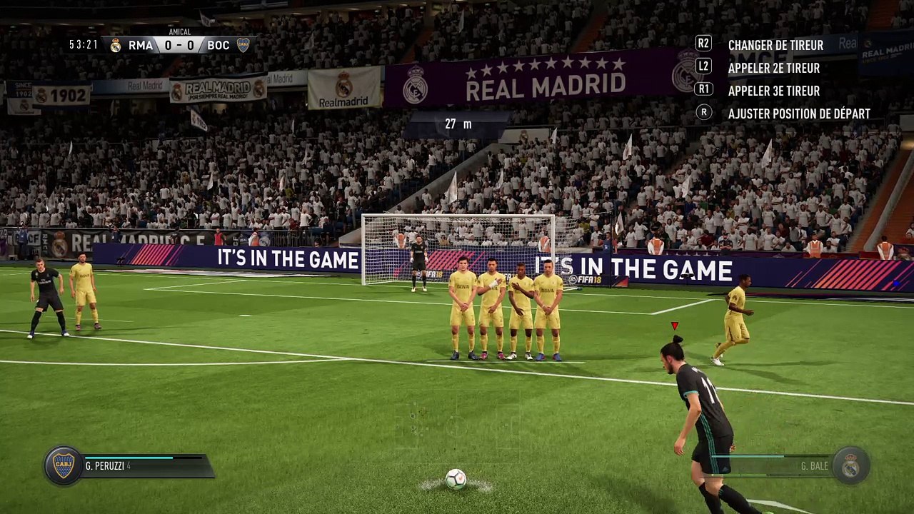 [[ GamePlay ]] FIFA 18 Free Kick Bale