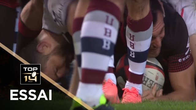 TOP 14 - Essai Lionel BEAUXIS (LOU) - Lyon - Bordeaux-Bègles - J4 - Saison 2017/2018