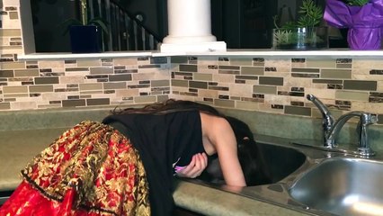 Bad baby Magic Gumballs Falls in Sink vs Bad kids !! family funny video - skit