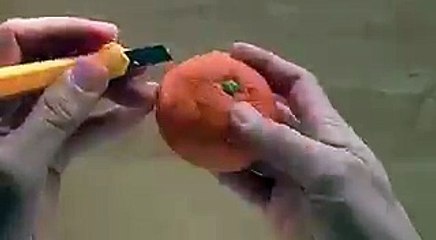 Amazing Art..can you do it ? Orange Skin or Horse ?