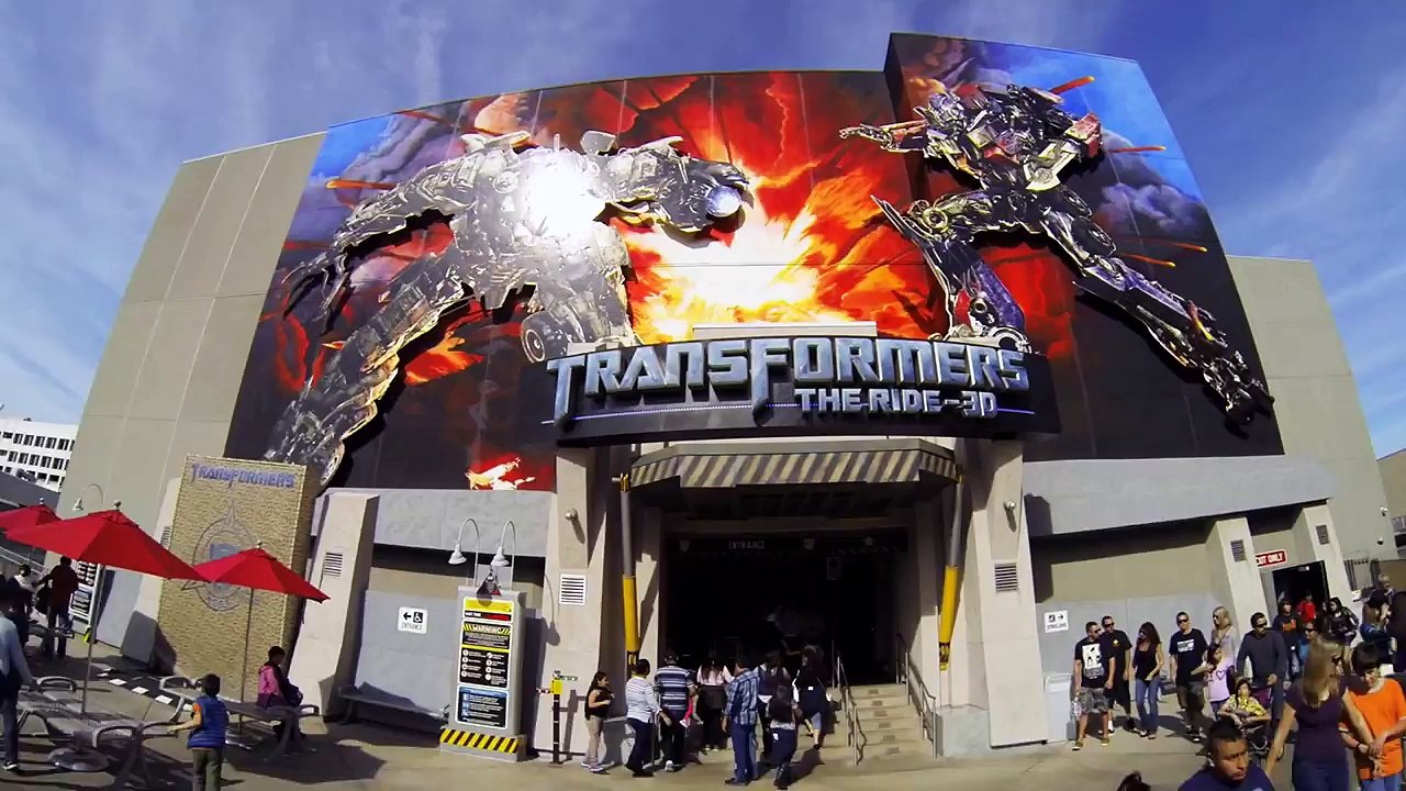 TRANSFORMERS: THE RIDE 3D - POV RIDE THROUGH - UNIVERSAL STUDIOS HOLLYWOOD, CALIFORNIA