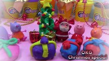 Play Doh Decorating Christmas Tree and Opening XMas Gifts