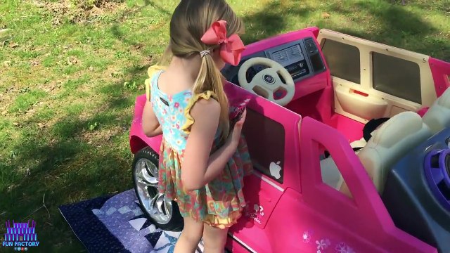 Barbie Power Wheels Ride On Car & Step 2 Roller Coaster Toys for Kids W/ Pink Supergirl Superhero