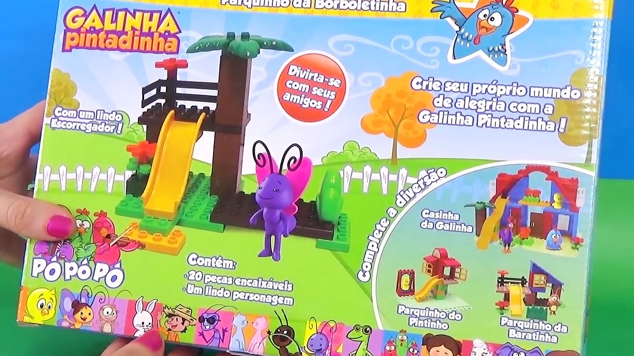 Galinha Pintadinha Parquinho da Borboletinha, Brinquedos da Galinha Pintadinha, Toys Juguetes