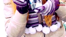 DIY NO KNIT Hat, Mittens and Scarf Out Of a Sweater (NO KNIT & NO SEW) – No-knit Knit Kit Tutorial