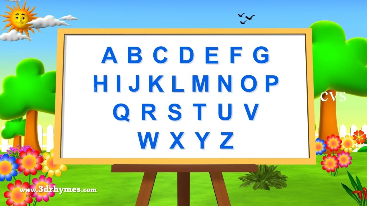 ABCD Alphabet Songs 3D Animation English Nursery Rhymes Songs for