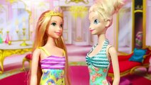 Frozen Elsa RAPUNZEL Flynn Ryder Married Tangled BFF Elsas Friend Barbie Parody