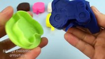 Learn Colors with Play Doh Ice Cream Peppa Pig Elephant Molds Fun & Creative for Kids EggV