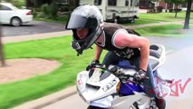 INSANE Street Bike Stunts CRAZY Highway WHEELIE   DRIFT Motorcycle TRICKS Riders Are Family Ride