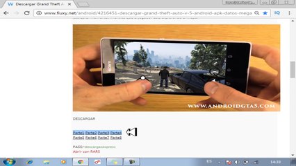 descargar gta 5 para android por mega loquendo 2016