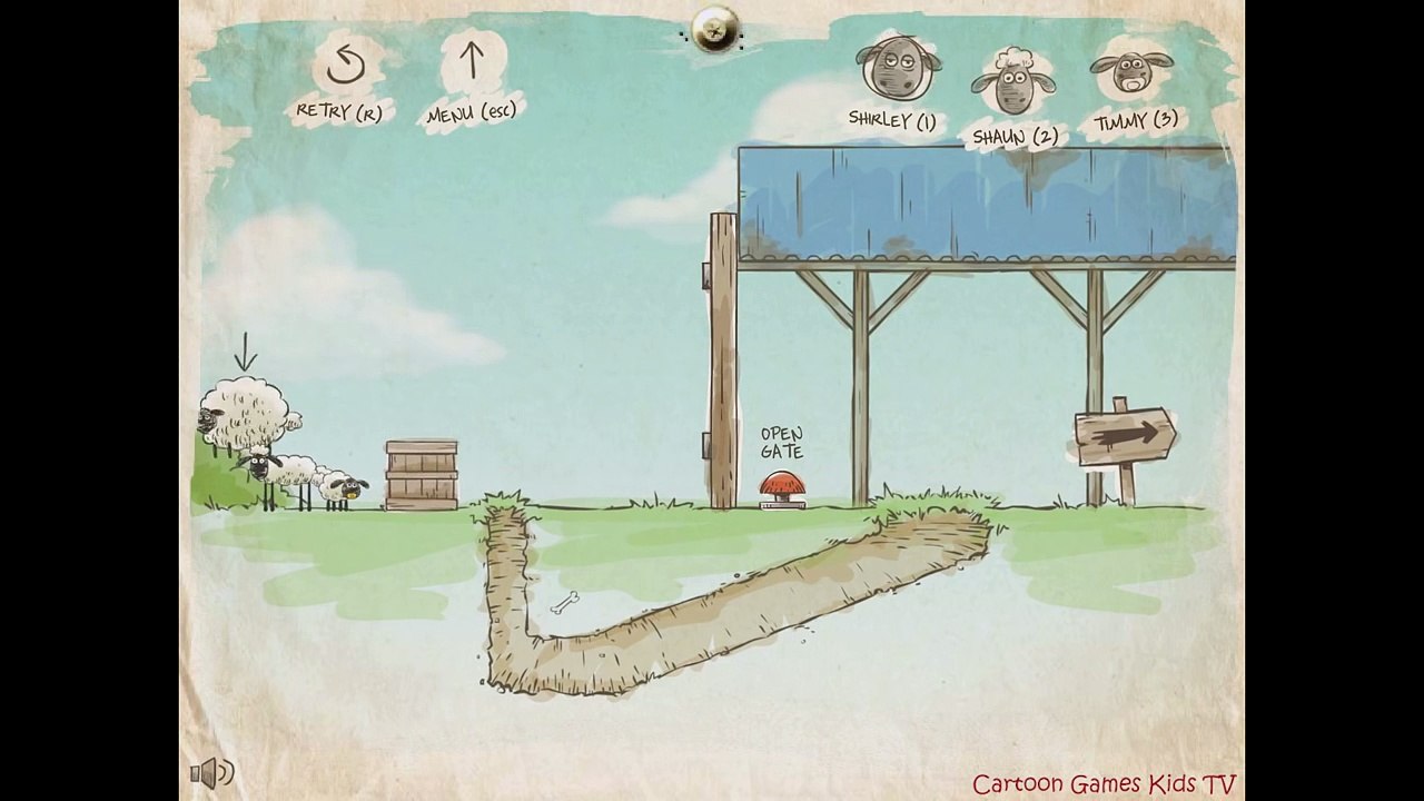 Shaun the Sheep / Home sheep home / Catrtoon Games Kids TV