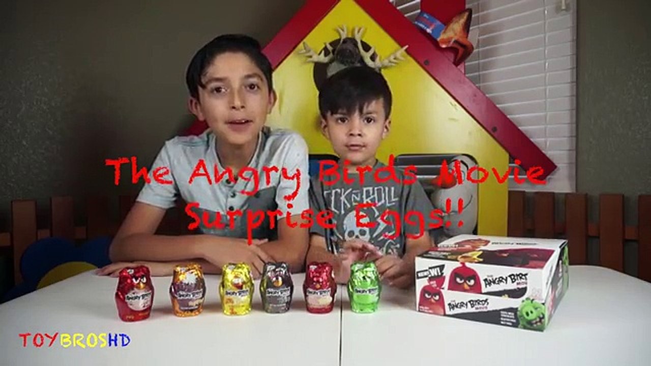 Angry Bird Movie Chocolate Surprise Egg Challenge #2 | Pig and Mighty Eagle Chocolate Surp