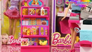 Barbie Malibu Ave Grocery Store with Barbie Doll Playset / Sklep Spożywczy z Lalką - CLG06 CKP77