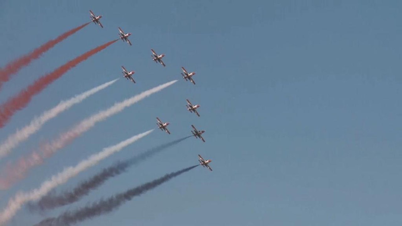Flugschau in Athen