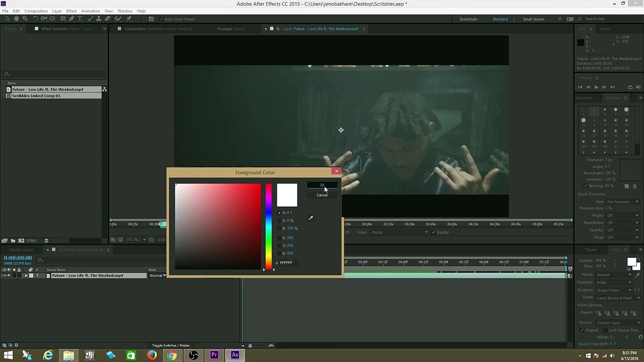Music Video Scribble Effect in After Effects! (Bruno Mars - Thats What I Like Effect)