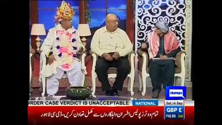 Hasb e Haal - 16 September 2017 - Azizi as Chaudhry - حسب حال - Dunya News