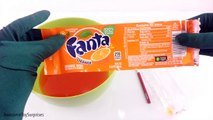 How to make a Fanta Gummy Bottle DIY Jello Gelatin Fanta Soda Dessert Bottle